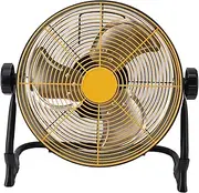 2000mAh Rechargeable Battery Operated Floor Fan, Industrial Drum Fan, Powerful Shop Fan Floor Fan for Camping Gym Garage Outdoor Indoor