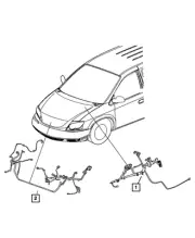 Genuine Mopar Front End Lighting Wiring 4869014AI