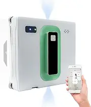 BOLUOYI Window Cleaning Robot with Ultra-Thin 5600PA Auto Dual Two-Way Water Jet Model Glass Cleaning Automatic Smart Robot Cleaner Window Vacuum Cleaner Tiles/Class Door Indoor