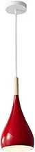 Nordic Color Pendant Light Fixture Mid-Century Lamp Industrial Hanging Lamp Shade 1 Light for Living Room Dining Room Children Room Chandelier Wood Decor Close to Ceiling Lamps