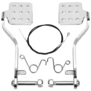 Go Kart Pedals,Go Cart Brake Pedal with 71" Throttle Cable Kit for 196cc 6.5h...