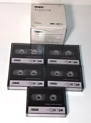 Box of 5 60 Min Micro Cassettes Dictation/Answering Machine ~New Sealed