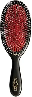 Mason Pearson Junior BN2 Hair Brush with Pure Boar Bristles and White Nylon Pins 14 Rows Pack of 1