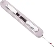 Hohopeti Needle Threader and Seam Ripper Tool Automatic Stitch Remover for Sewing Crafting and Quilling Supplies Elderly Friendly Design in Milk Salt