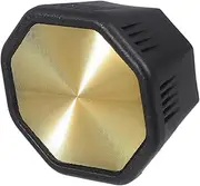 JUMPLAWN Badminton Racket Back Cover Badminton Racket Tool Accessory Racquetball Handle End Handle End Cap Replacement Paddle Cover Tennis Supplies Golden Plastic