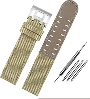 [UMCNVV] For Hamilton Khaki Field Watch h760250/h77616533/h70605963 H68201993 Watch Strap Genuine Leather Nylon Men Watch Band 20mm 22mm