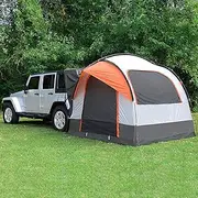 Car Tailgate Tent, Big Space 4-6 Person Outdoor Camping Car Rear Tent with Screen, Protection Sun Waterproof, Awning Tent for Car Camping Road Trip Essentials Small to MidSize SUV Van