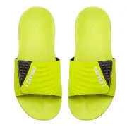 AND1 Men's Swish 2.0 Adjustable Strap Slide Sandal Lime Size 10