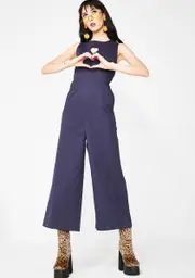[Lazy Oaf] Heart Cut Out Jumpsuit