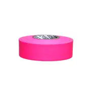 Presco PresGlo Taffeta Roll Flagging Tape: 1 in. x 50 yds. (Neon Pink)