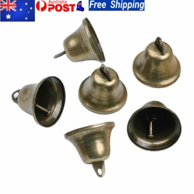 10pcs 38mm Vintage Bronze Jingle Bells for Dog Potty Training Making Wind Chimes