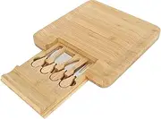 Cheese Board, Cheese Boards, Charcuterie Boards, Multifunctional Cheese Boards, Wood, Modern Style, Flexible, Reduces Wear and Tear On Knives, Suitable for Fruit and Bread (Regular Style)