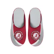 FOCO NCAA Men's Alabama Crimson Tide 2022 Big Logo Color Edge Slippers