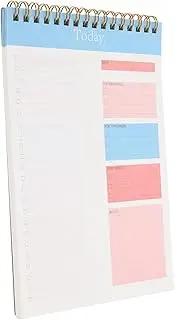 Baluue Do List Pad 50 Sheets Daily Planner Notebook A5 Size Desk Planner Memo Pad Smooth Writing Planning Book