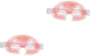 Baluue 2pcs Ice Face Mask Gel Facial Cover Eye Masks for Sleeping Comfortable Fit Sleep Aid