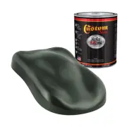 Hot Rod Flatz British Racing Green Metallic Urethane Auto Flat Car Paint, Quart