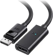 Cable Matters Unidirectional 32.4Gbps Active DisplayPort Extension Cable Gender Changer 25 ft / 7.5m, Support DisplayPort 1.4 with 8K 60Hz and HDR, for Oculus Rift S, HTC Vive Pro, Gaming Monitors