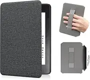 Case for Kindle Paperwhite 12th Gen 2024 and Colorsoft Signature Edition, 7 Inch, Auto Sleep Wake, Hand Strap Feature (Black)