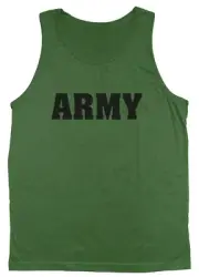 Men's Tank Top Army Tactical Gear Clothing Gifts Gym Workout Muscle Tee Shirt