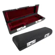 New Piccolo Flute Case Hard box Wood Leather package case Lightweight Black