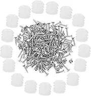 Cabinet Accessories Kit Self Tapping Hinges Screws Plugs for Kitchen Bathroom 200pcs Set