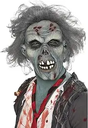 Smiffys Men's Decaying Zombie with Hair On Display Card
