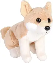 Wild Republic Pocketkins Eco Dingo, Stuffed Animal, 5 Inches, Plush Toy, Made from Recycled Materials, Eco Friendly