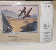 Needlework Kit 6184 "Morning Flight" Birds Geese Creative Circle Crafting
