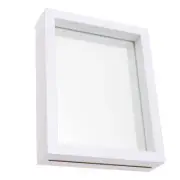 1Pc Double Sided Glass Photo Frame Transparent Specimen Clip Picture Frame