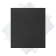 3PCS Heat Transfer Vinyl, Black White Silvery 12" x 10" HTV Iron-on Vinyl Sheet