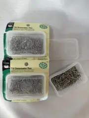 Dritz 750 Dressmaker Pins 2 Packages +