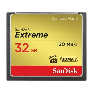 【EC數位】SanDisk Extreme CF 32GB 64GB 128GB 記憶卡 120MB