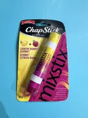 1 Chapstick MIXSTIX Lemon Berry Sorbet Lip Balm Gloss Limited Edition Rare VHTF