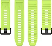 [ISOUDE] 26 22mm Sport Silicone Watchband Wriststrap for Garmin Fenix 6X 6 Pro 5X 5 Plus 3 3HR Forerunner 935 Wirstband Bracelet Correa