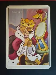 (US2) old vintage postcard disney posted robin hood robin des bois