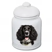 Springer Spaniel Ceramic Treat Jar