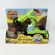 Play-Doh Chomper The Excavator Playset Toys Games Kids Clay NEW + 3 soft packs