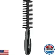 WAHL Professional Animal Mane and Tail Brush - Ergonomic Black Braiding Comb