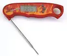 Instant Read Meat Thermometer With Folding Stainless Steel Temperature Probe