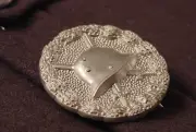 GERMAN WWI IMPERIAL WOUND BADGE - SECOND CLASS- SILVER - REPRODUCTION