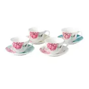 Royal Albert Miranda Kerr Everyday Friendship Teacup & Saucers Set of 4 Boxed