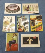 7 NEW Coca-Cola Coke Postcards PC