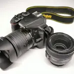 NIKON D3400 + 兩顆鏡頭 單眼相機 相機