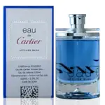 CARTIER EAU DE CARTIER VETIVER BLEU藍色香根草淡香水100ML TESTER包裝