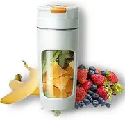Portable Blender For Shakes And Smoothies, Mini Personal Electric Juicer, Usb-C Rechargeable Blender Cup, BPA-Free 600ml Travel Cup, Stainless Steel Blades For Kitchen Outdoor Office Travel (White)