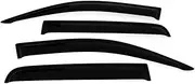 for Toyota for Hilux for Vigo 2012-2014 Double Cab Wind Deflectors Black Window Visor Vent Shade Sun Rain Deflector Guard