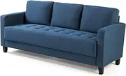 [Zinus] Sunny Modern Sofa Couch 3 Seater - Blue Weave