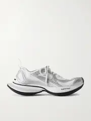 [Balenciaga] Balenciaga - Circuit Mesh And Rubber Sneakers - White - IT42 IT 42 White