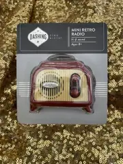 Dashing Fine Gifts Mini Retro Radio hi-fi sound Actually Works Ages 8+