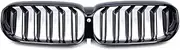 Front Kidney Grill Gloss Black MM Color Fit G30 G31 2020+ Compatible For BMW 5 Series XDrive 520i 530i 540i M550i 518d 520d 530d 540d(Gloss Black with Hole)